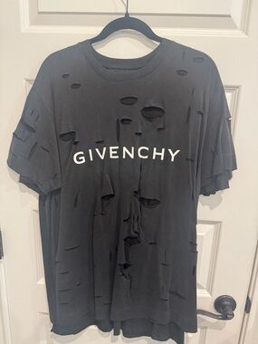 Givenchy Black Logo Crewneck Tee
